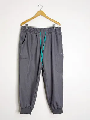 FIGS Uman Jogger Scrub Pants Women’s XL Petite Graphite Technical Collection thumbnail 7