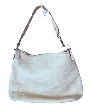 COACH Sarah Pebbled Hobo Purse Shoulder Hand Bag Beige Off White J0885-F13094 thumbnail 1
