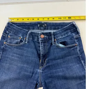 MOTHER The Looker Crop Fitty Skinny Jeans Dark Wash Women's‎ Size 26 thumbnail 5