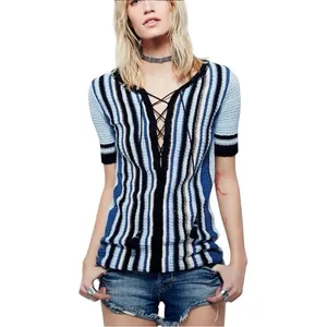 Free People Lollipop Blue Crochet Sweater Dress thumbnail 11
