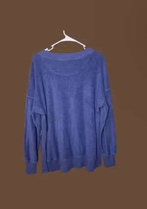 Aerie Oversized Crewneck Pullover Sweatshirt thumbnail 2
