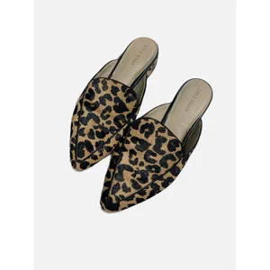 Cole Haan Piper Mule Women 6B Tan Leopard Calf Hair Pointed Toe Flat W08933 thumbnail 2