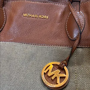 Michael Kors Tan and Brown Tote Bag thumbnail 2