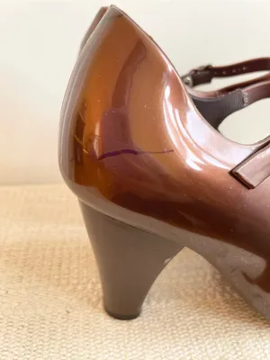 Melissa Shoes Mary Jane Womens Size 6 Brown Copper thumbnail 3