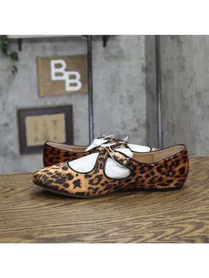 A New Day Womens Tasmin Leopard Flats 94568233 Leopard Brown 10M thumbnail 7