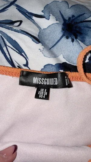 Missguided Orange Bikini thumbnail 2
