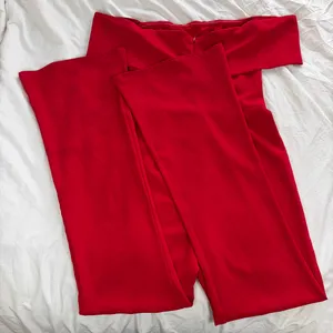 Superdown red off the shoulder pantsuit thumbnail 3
