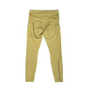 Lululemon Fast and Free Tight Women 10‎ Chartreuse Excellent Pockets Nulux 25in thumbnail 3