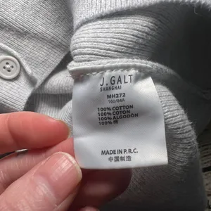 John Galt Brandy Melville‎ Gray Button Front Cropped Cardigan Sweater Womens S thumbnail 4