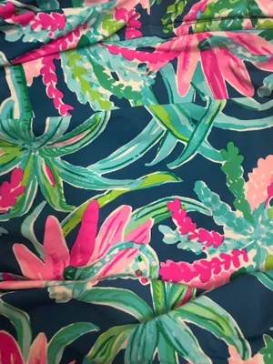 Lilly Pulitzer Flamenco Strapless One-Piece Swimsuit - Tropical Pattern Size 6 thumbnail 6