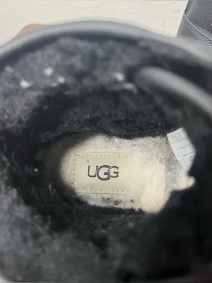 UGG Matte Black Neumel Platform Zip Up Boots Size 5 thumbnail 8