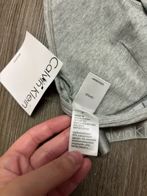 Calvin Klein Gray Racerback Bra thumbnail 10