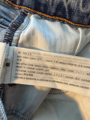 Abercrombie & Fitch The Slim Straight Ultra High Rise Jeans, 35/ 20 Long thumbnail 7