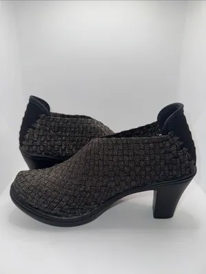 Bernie Mev Chesca Woven Knit Bootie Heel Women’s EU 36 US 5 thumbnail 4