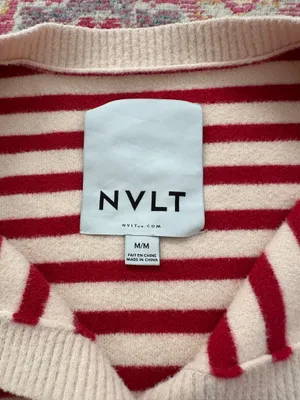 NVLT Anthropologie Stripped Cardigan Sweater thumbnail 2
