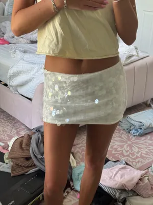 Sequin Mini Skirt Edikted thumbnail 1