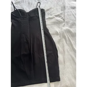 NWT H&M Little Black Dress Emroidery Tank Short Cocktail Going Out Club Mini thumbnail 5