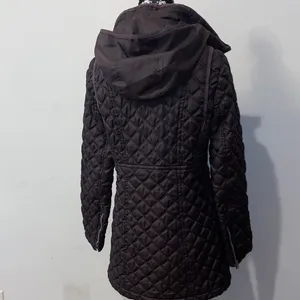 Marc New York Andrew Marc Brighton Dark Purple Quilted Coat Jacket Size Small thumbnail 9