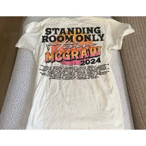 Tim McGraw standing room only tour shirt Size L thumbnail 3