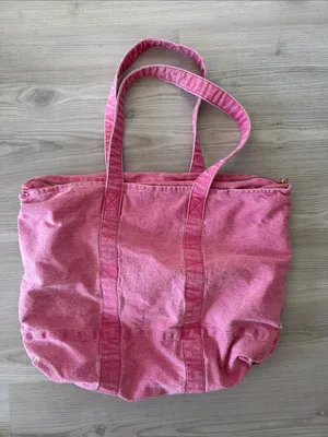 Kulani Kini’s Pink Canvas Tote Bag thumbnail 3