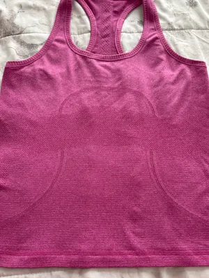 Lululemon Swiftly Tech Raceback Pink Performance Tank Top, size 4 athletic gym thumbnail 16