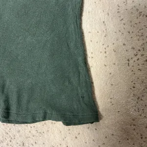 Y2K Abercrombie‎ & Fitch Green Ribbed Beaded Scoop Neck Tank Top Womens M thumbnail 6