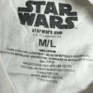 Star Wars Baby Yoda The Force Is Strong With This Little One Crop Top M/L -VGUC thumbnail 4