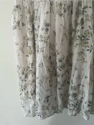 Wallflower White Floral Ruffle Mini Dress Large Cottagecore Coquette Summer thumbnail 3