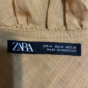 Zara Brown One-Shoulder Blouse thumbnail 4