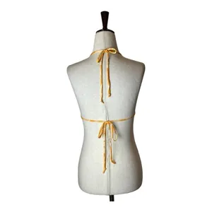 Naked Wardrobe Orange‎ Dreamsicle Two Piece Brazilian String Bikini Set Size L thumbnail 5