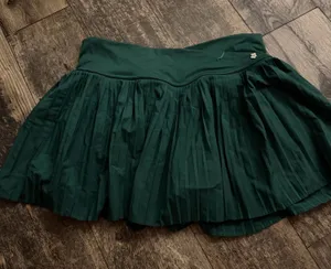 Pleated Tennis Skirt Green Size L thumbnail 1
