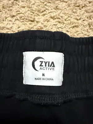 Zyia Jogger Retreat Wide Leg High Rise Athleisure Lounge Y2K Comfort Medium thumbnail 3