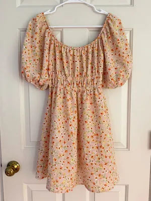 Altar'd State Floral Puff Sleeve Mini Dress thumbnail 2