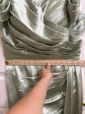 Prom dress green color thumbnail 10