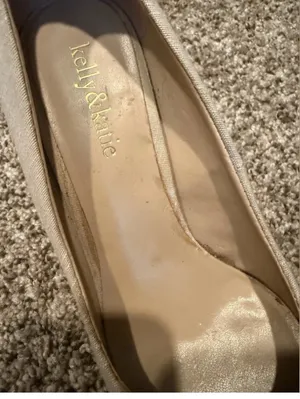 Kelly & Katie Women's Pumps Isabel Kk Heels tan Fabric Size 8 M thumbnail 2