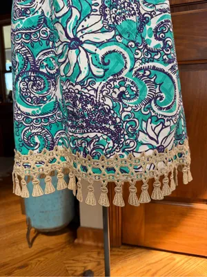 Lilly Pulitzer Eaton Shift Dress Tassel Montauk Seaside thumbnail 6