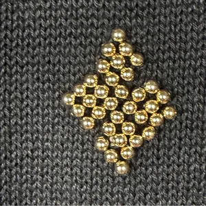 VTG 80s 90s Black Beaded Sweater Size Large Jeweled Embellished Statement Glam thumbnail 9