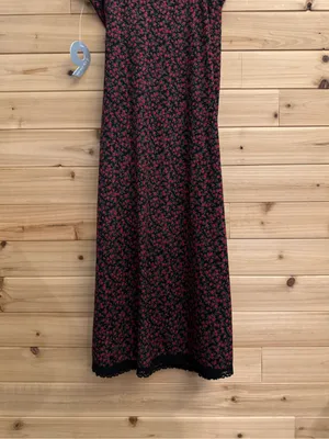 VNTG NWT Nine West Small Rosette Wrap Slip Dress Grunge Romantic Lace Coquette thumbnail 8