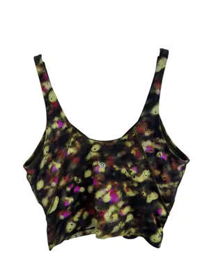 Lululemon Align‎ Tank Top Soft Focus Splatter Green Multi Size 10 Built-In Bra thumbnail 4