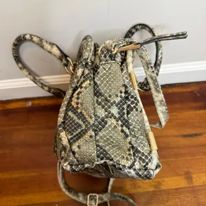Jessica Simpson Snake-Print Satchel - Neutral Tones thumbnail 2