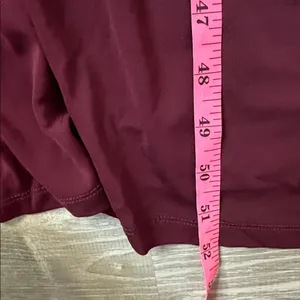 STAUD Portobella Side Ruch Midi Sheath Dress In Merlot Large thumbnail 14