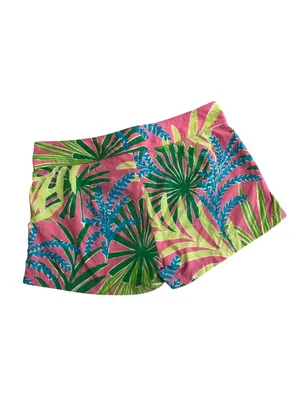 Lilly Pulitzer Womens Tropical Print Board Shorts Pink Green Blue Size S Nylon thumbnail 2