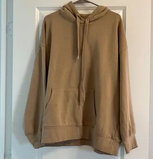 Sand color hoodie thumbnail 1