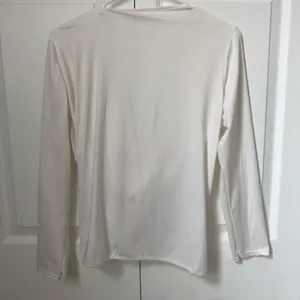 Front twist crop shirt White Size L thumbnail 3