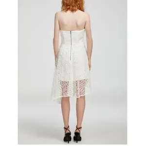 KEEPSAKE Midnight Hour Strapless Lace Fit And Flare Dress thumbnail 5