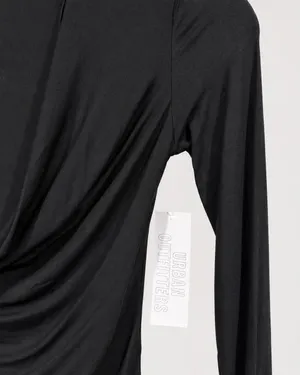 654 Urban Outfitters Black Cowl Neck Top XXS NWT thumbnail 2