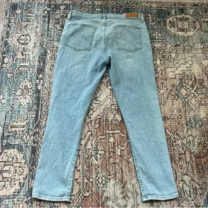 7 For All Mankind Josefina Skinny Boyfriend Distressed Jeans Light Wash Size 29 thumbnail 15