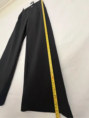 Halara High Waisted Wide Leg Dress Pants Black Pleated Pull On Trousers(A921) thumbnail 5