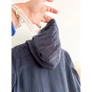 Lululemon | Blissed Out Wrap Hooded Tencel Jacket Navy | Sz 6 thumbnail 6