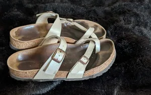 Birkenstock Mayari Birk Flor 38 Eur Ladies 7.5-8 Us sandals shoes thumbnail 1
